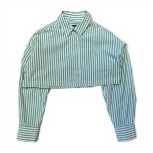 Shirt Super Cropped in Green