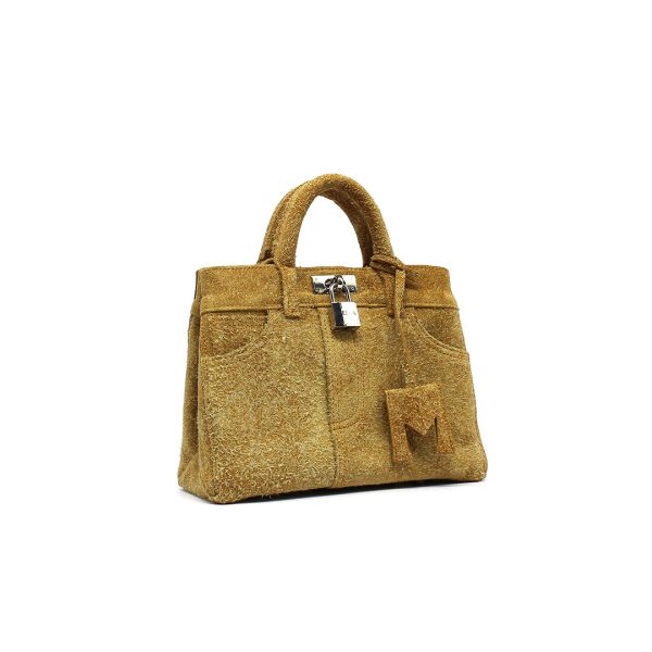 Bag Nina Velour Camel Small - Image 2