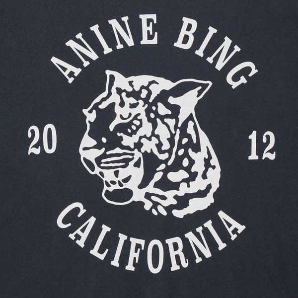 Tee Avi Collegiate in Charcoal - Image 2