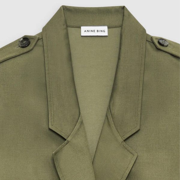 Dress Zelda in Olive - Image 2