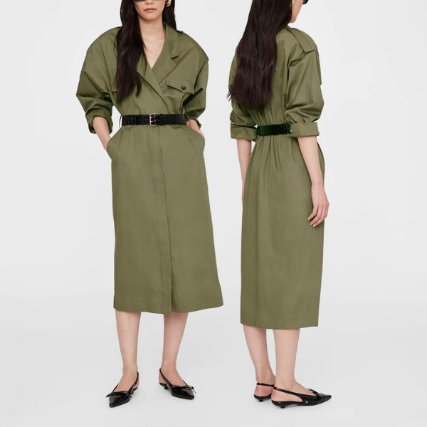 Dress Zelda in Olive - Image 3