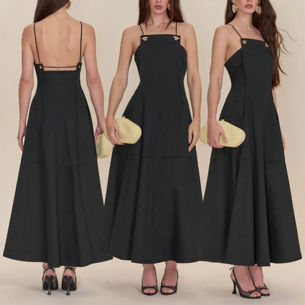 Dress Maka in Black - Image 3
