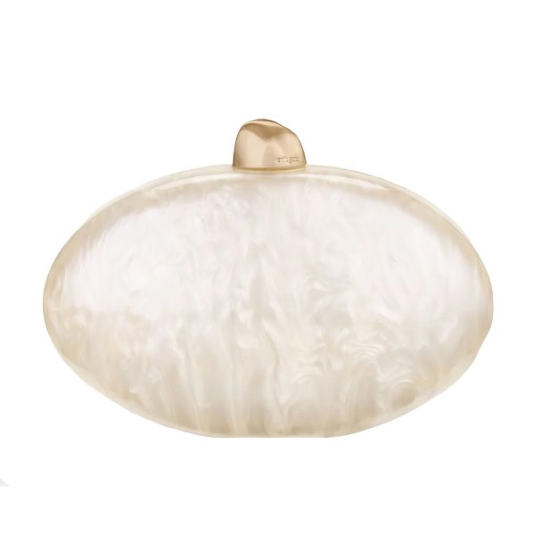 Clutch Eviana in Ivory