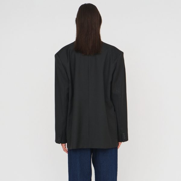 Blazer Pluto in Black - Image 6