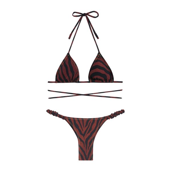 Miami Scrunchie Brown Tiger
