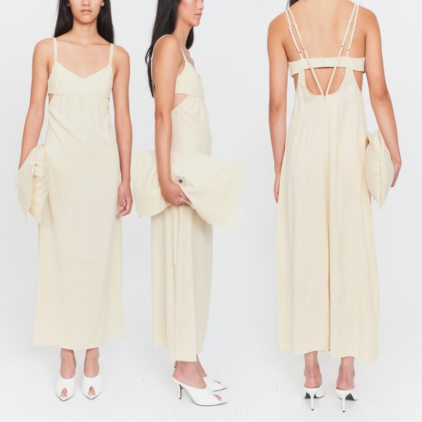 Dress Rafaelle in Banana Milk - Image 5