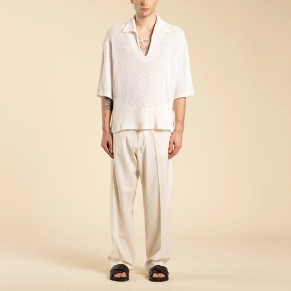 Tee Knit in Cream - Image 2