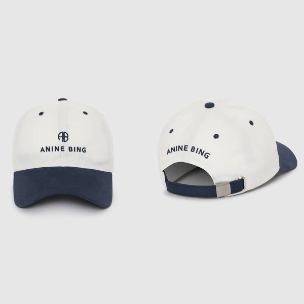 Cap Jeremy in Ivory & Navy - Image 3