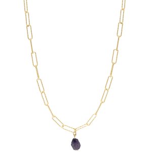 Necklace Diamond Amethyst