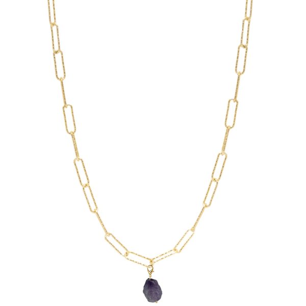 Necklace Diamond Amethyst