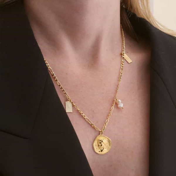 Necklace Hermis Charms in Gold - Image 3