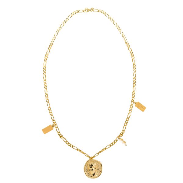 Necklace Hermis Charms in Gold