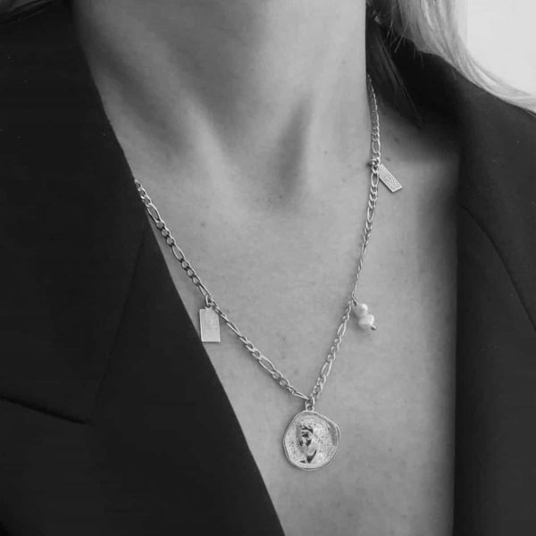 Necklace Hermis Charms in Silver - Image 3