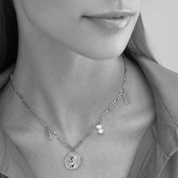 Necklace Hermis Charms in Silver - Image 2
