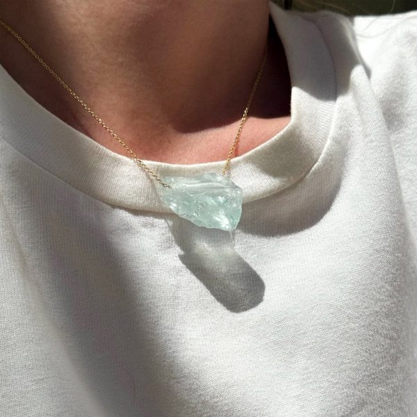 Necklace Lukumaki in Aqua Quartz - Image 2