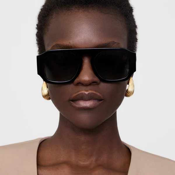 Sunglasses Preston in Black & Green - Image 2