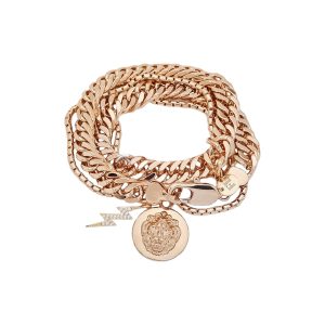 Bracelet Multi Chain Lion Wing in Gold