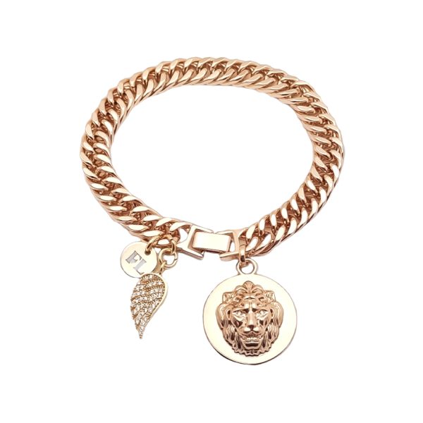 Bracelet Lion Wing in Gold