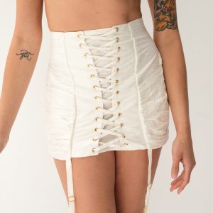 Skirt Silk Epoque in White