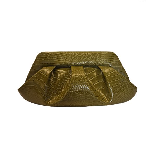 Bag Emera Croco in Kiwi