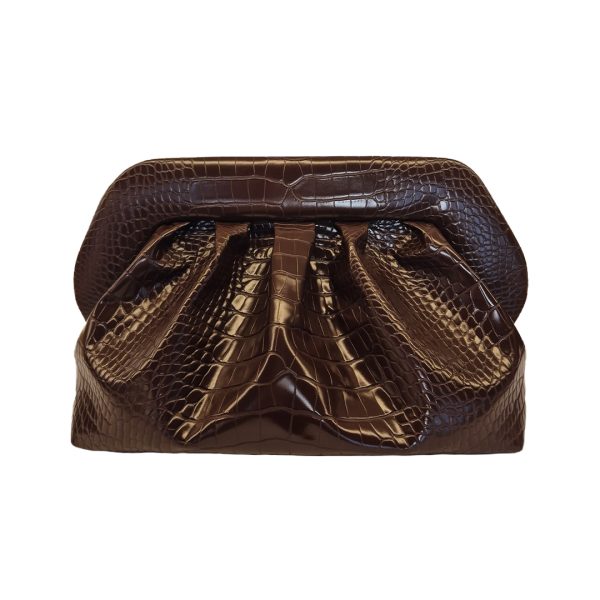 Bag Bios Croco in Ebony