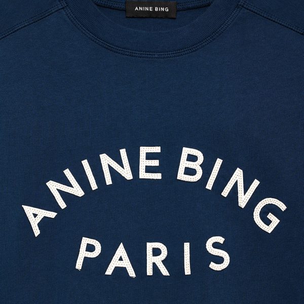 Tee Jaylin Paris in Washed Navy - Image 2