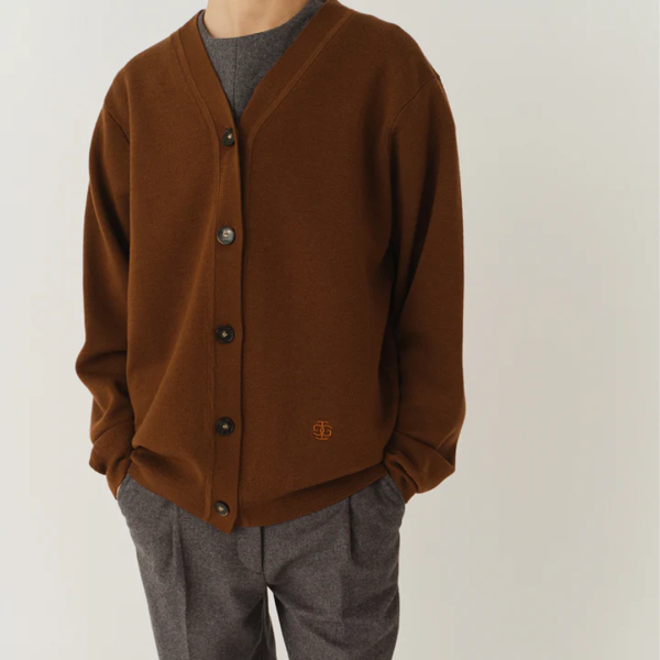 Cardigan Bergen in Cinnamon - Image 3