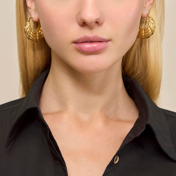 Earrings Farina in Antique Brass - Image 4