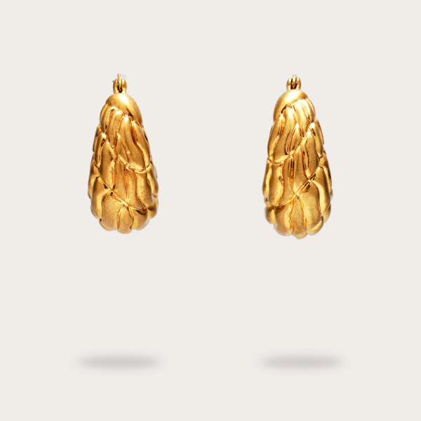 Earrings Farina in Antique Brass - Image 2