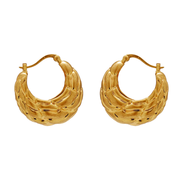 Earrings Farina in Antique Brass