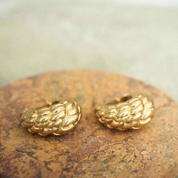 Earrings Farina in Antique Brass - Image 5