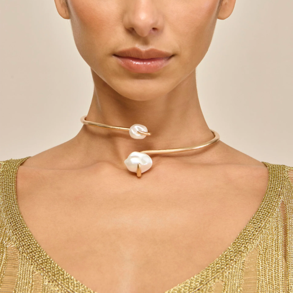 Choker Marais in Brushed Brass - Image 2