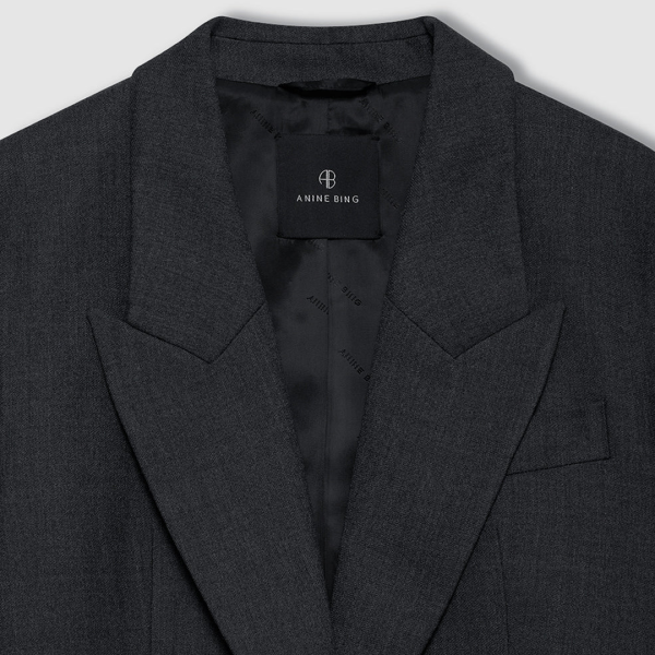 Blazer Ross in Dark Grey - Image 2