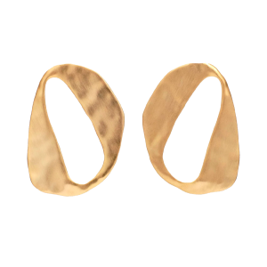 Earrings Rue in Brushed Brass