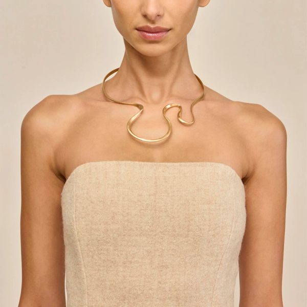 Choker Suni in Brushed Brass - Image 2