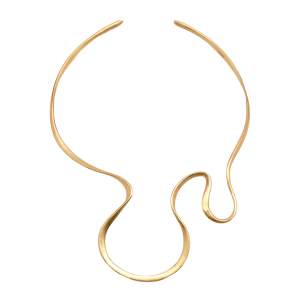 Choker Suni in Brushed Brass