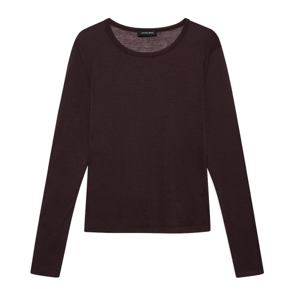 Tee Sylvie Long in Dark Brown