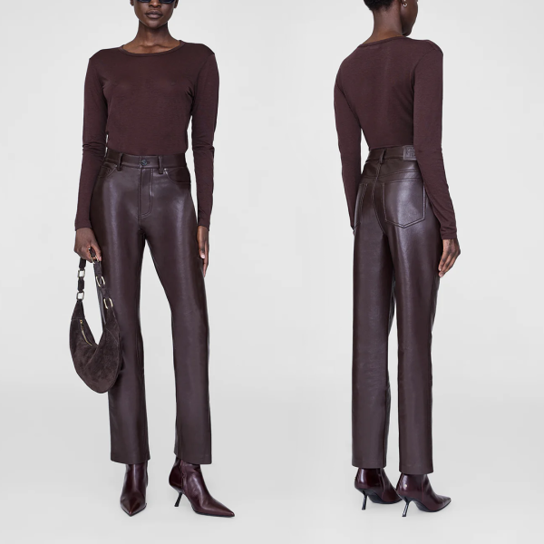 Tee Sylvie Long in Dark Brown - Image 3