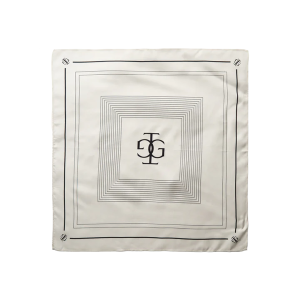 Scarf TG in Cream and Black