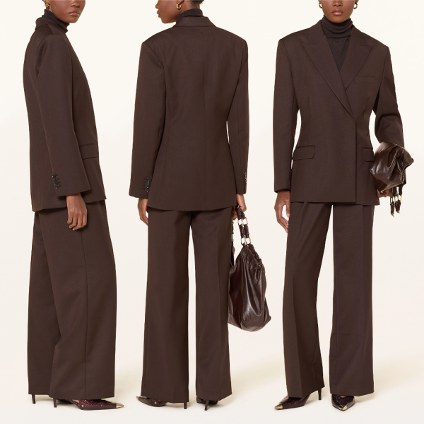 Trousers Trent in Deep Brown - Image 2
