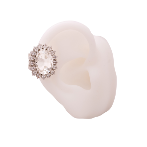 Ear Cuff Crystal Stone Two
