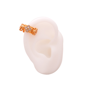 Ear Cuff Crystal in Gold