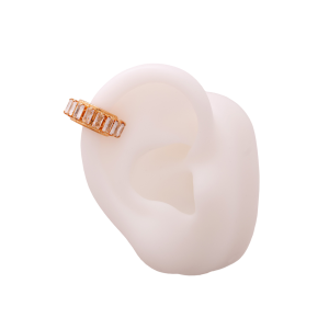 Ear Cuff Crystal Multi in Gold