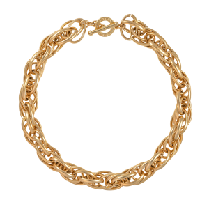 Necklace Twisted in Gold