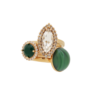 Ring Cluster in Green