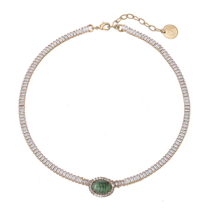 Necklace Vintage in Green