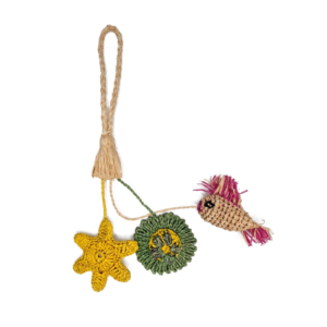 Bag Charm Pink Fish