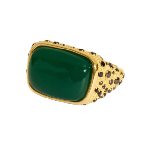 Ring Empreinte in Onyx Vert