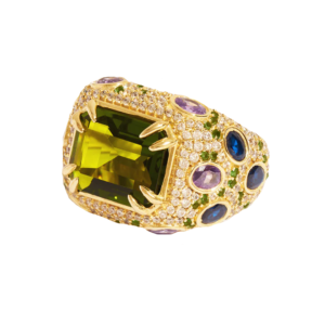 Ring Panthère in Quartz Vert